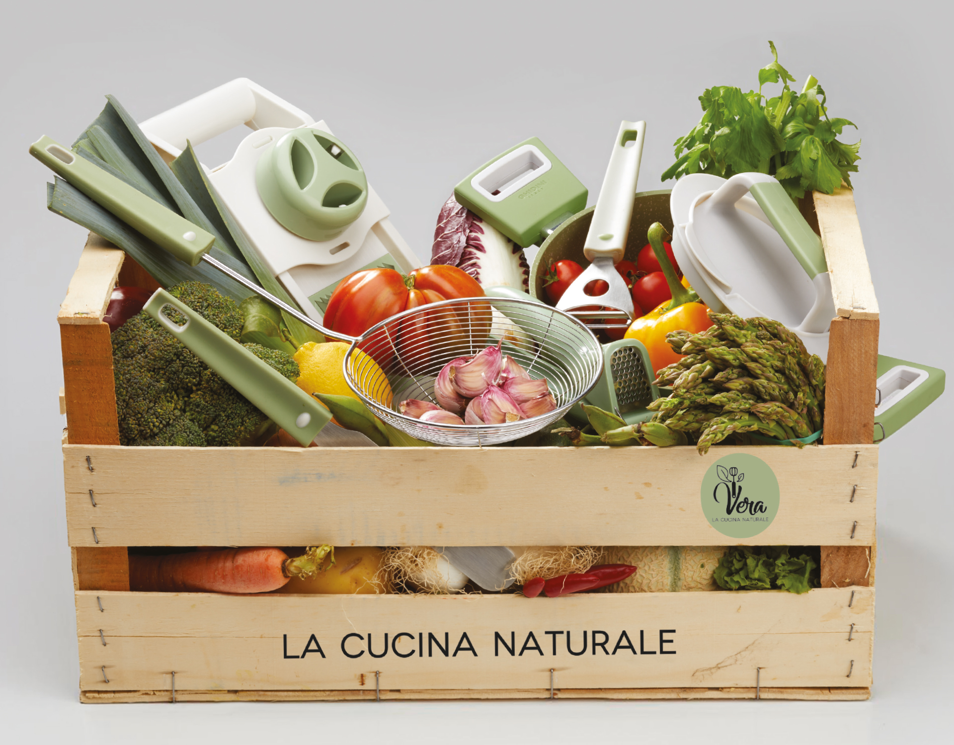 Grattugia manuale per verdure in acciaio inox - Ghidini Cipriano